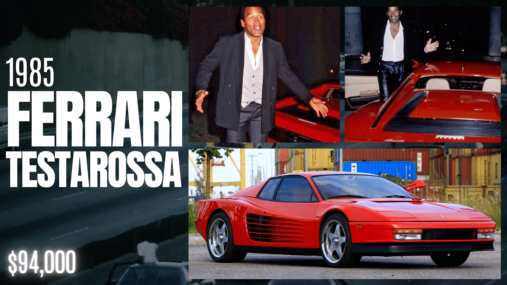 O.J. Simpson's 1985 Ferrari Testarossa