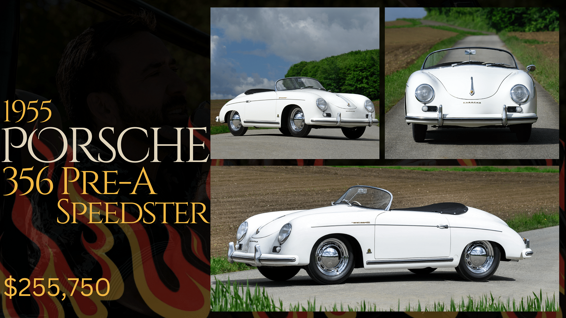 Nicolas Cage's 1955 Porsche 356 Pre-A Speedster