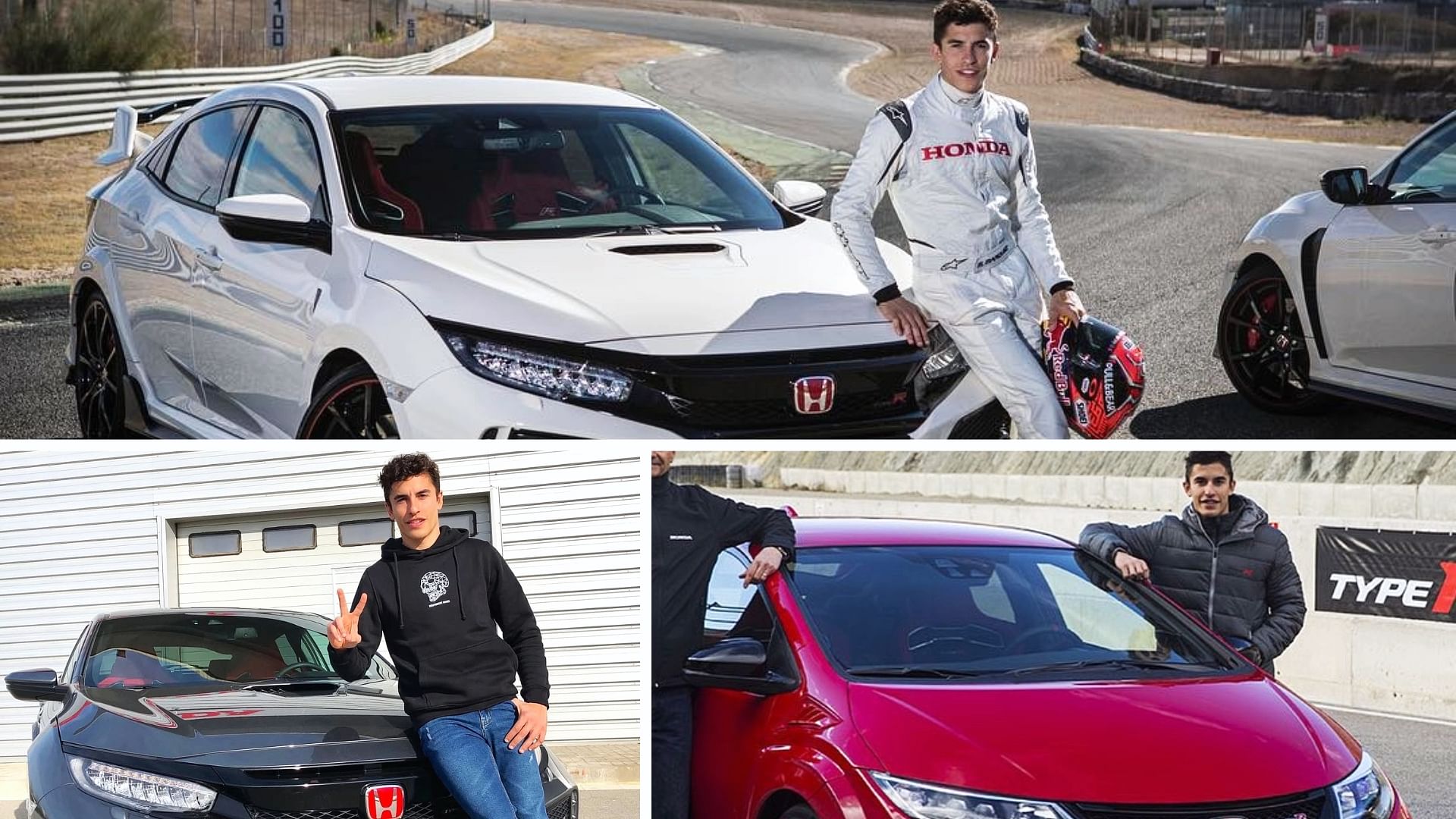 Marc Marquez's Honda Civic Type R