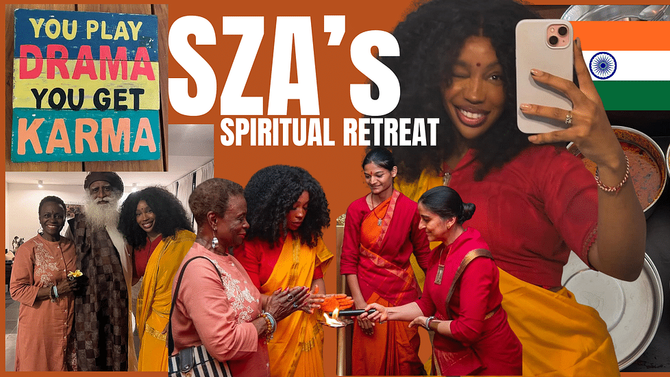 Grammy-Winner SZA’s Transformative Spiritual Journey in India At Isha Foundation