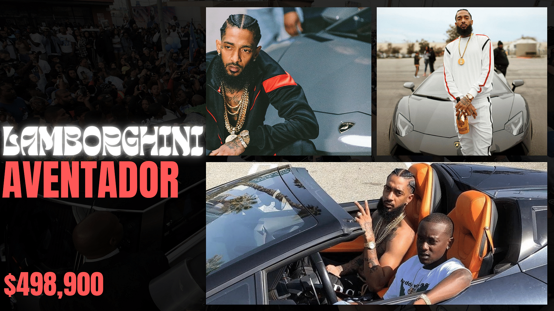 Nipsey Hussle's Lamborghini Aventador