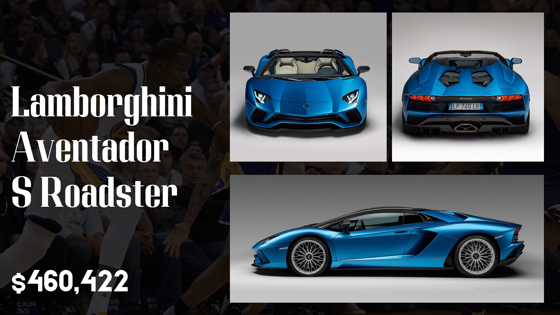 Kevin Durant's Lamborghini Aventador S Roadster