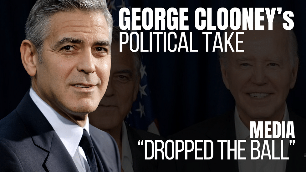 George Clooney Criticizes Media For Failing To Cover Biden’s Struggles