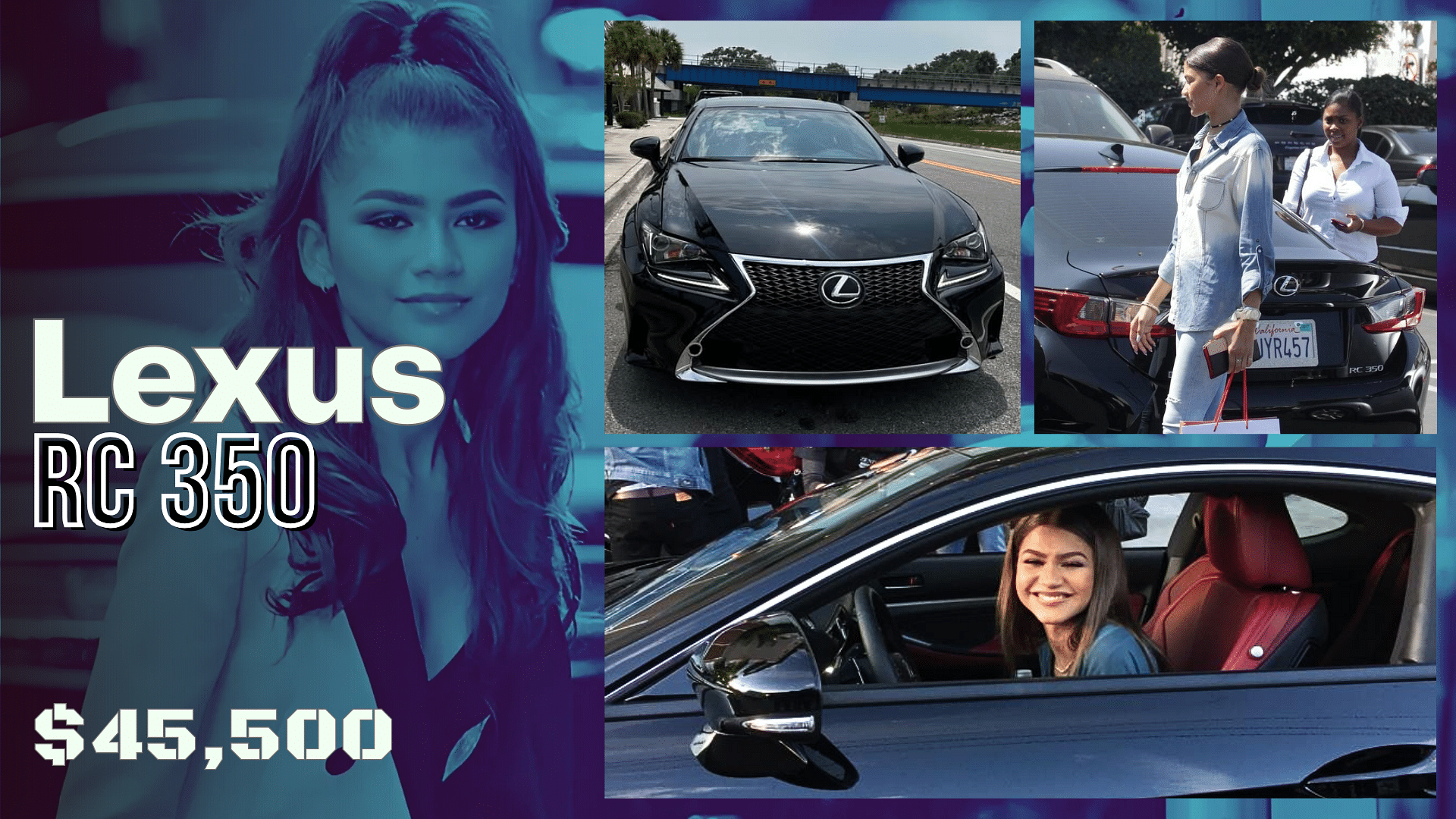 Zendaya's Lexus RC 350