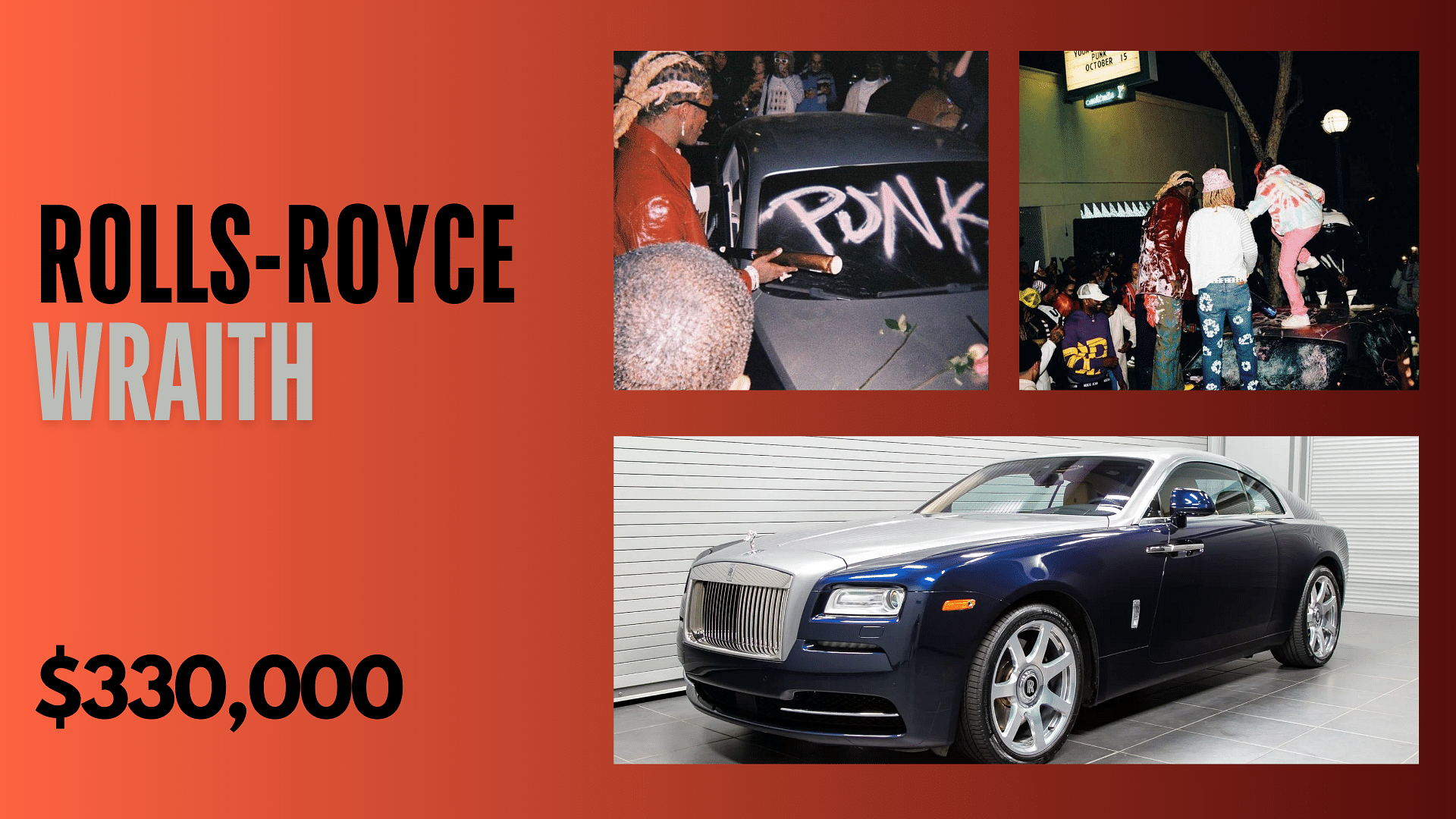 Young Thug, Young Thug Car Collection, Young Thug Rolls-Royce Wraith