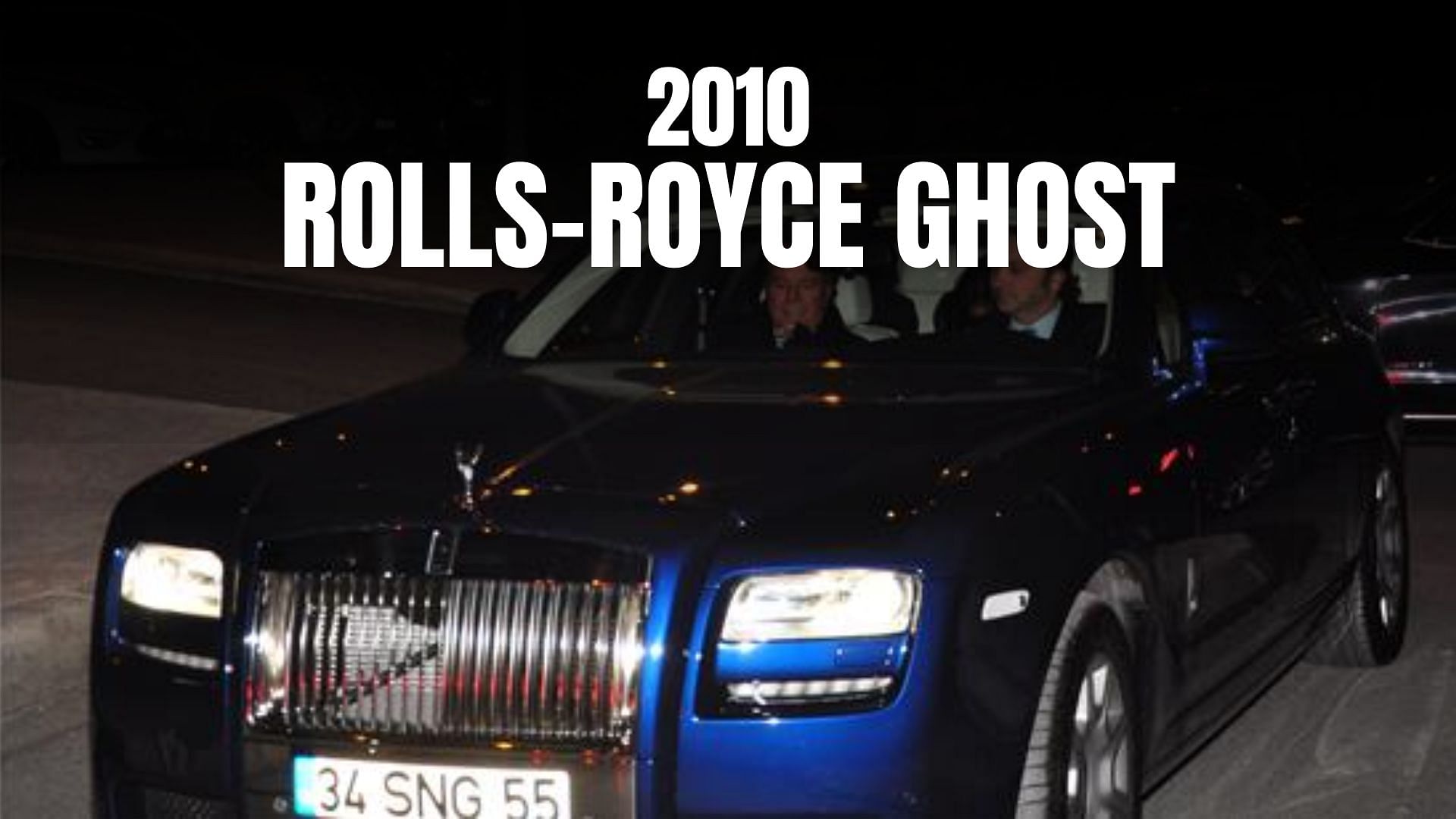 Julio Iglesias's spotted sitting inside Rolls Royce Ghost