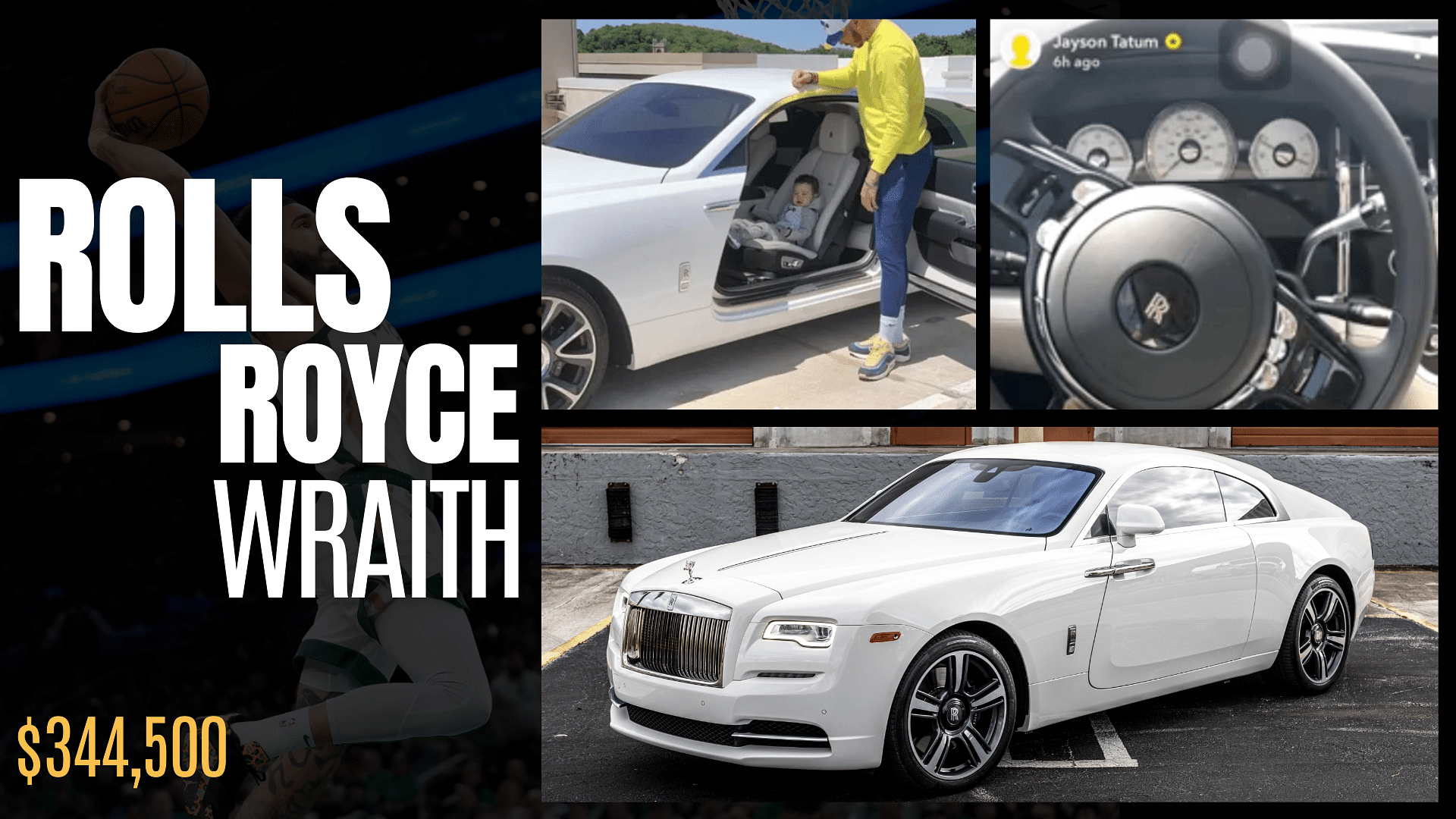 Jayson Tatum's Rolls-Royce Wraith