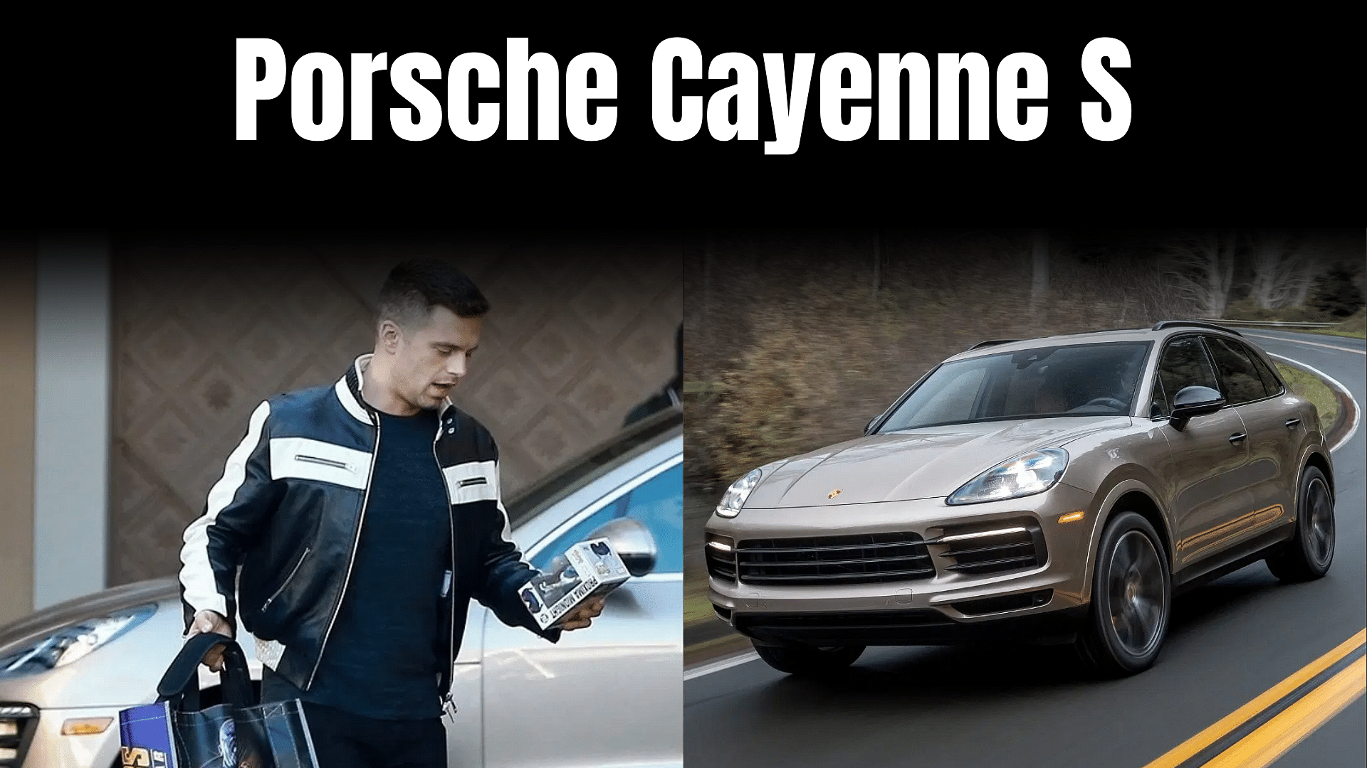 Sebastian Stan's Porsche Cayenne S