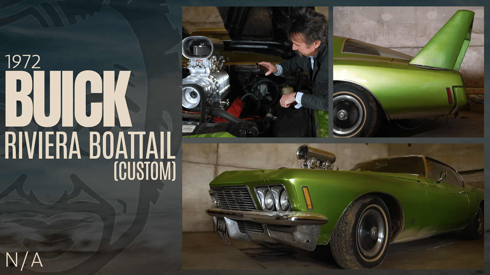 Richard Hammond’s Green 1972 Buick Riviera Boattail (Custom)