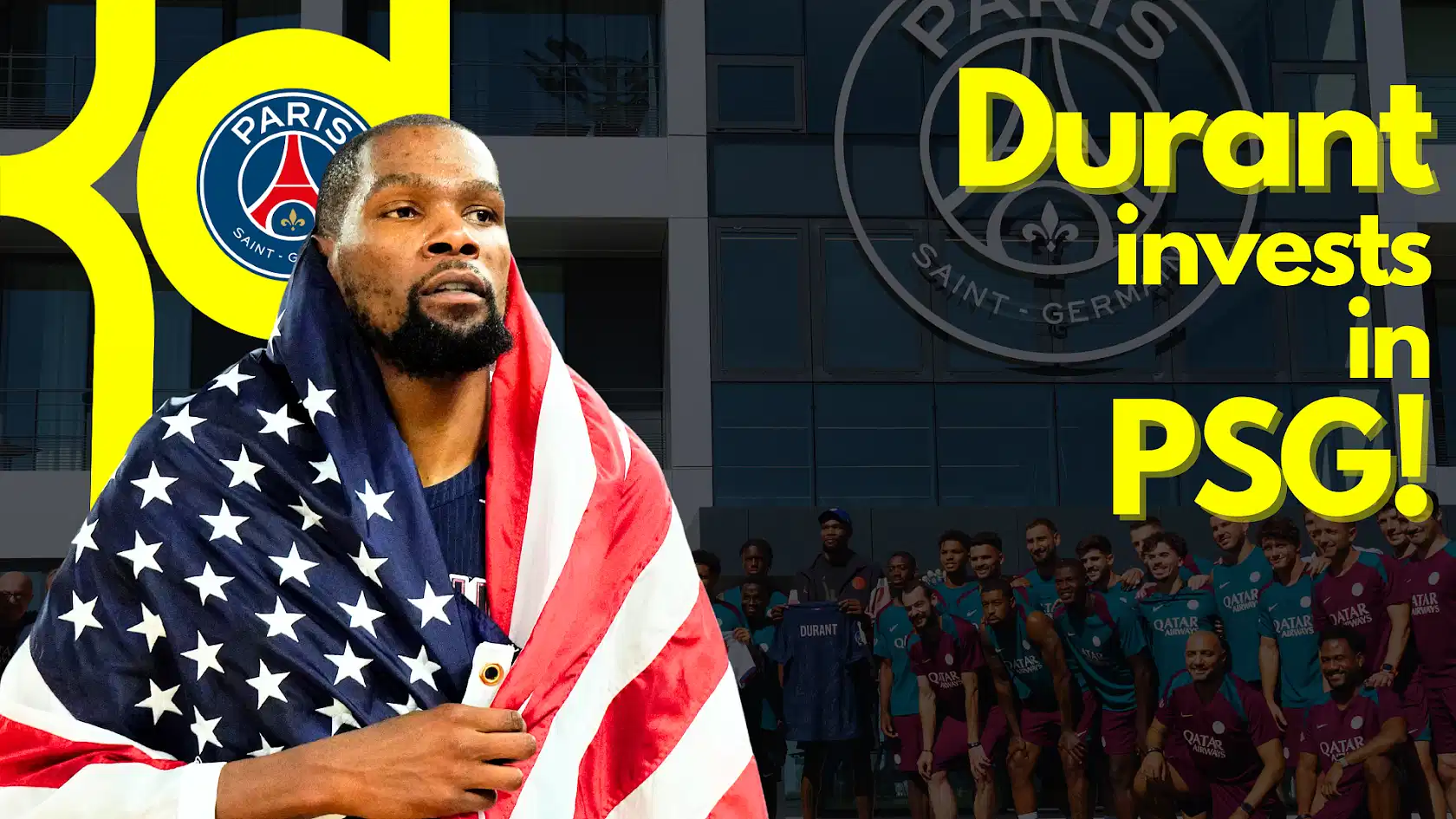 Olympic Gold Winner Kevin Durant Buys Stake In Football Club Paris Saint-Germain