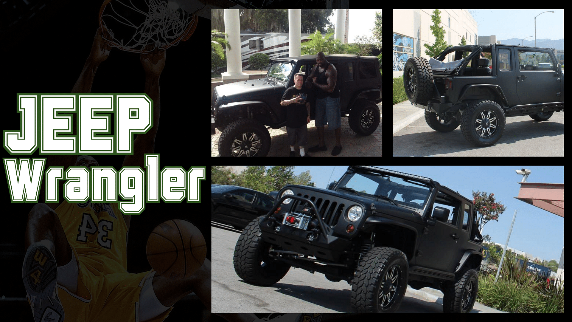 Shaquille O'Neal's Black Jeep Wrangler