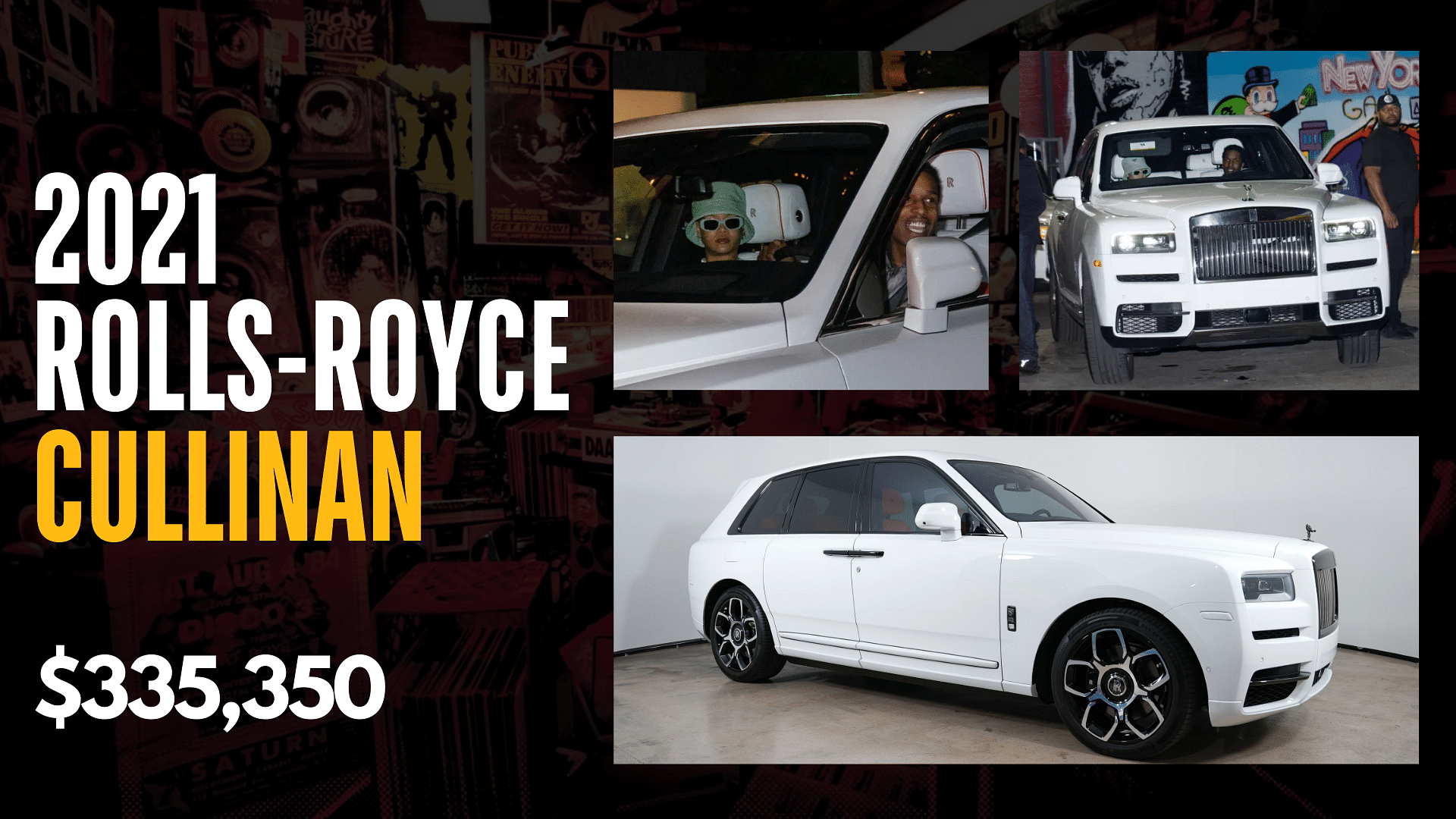 ASAP Rocky, ASAP Rocky Car Collection, ASAP Rocky Rolls-Royce Cullinan