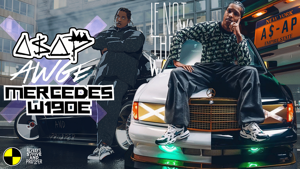 Asap Rocky Has Slayed NFS With His Custom Mercedes-Benz 190E 